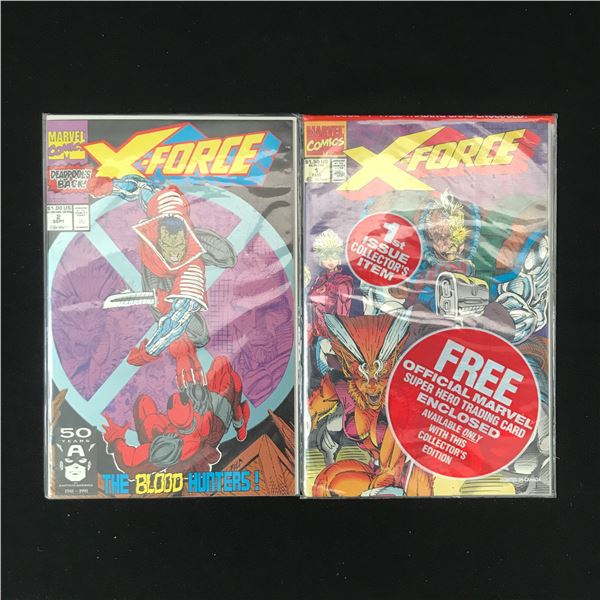 LOT OF 2 X-FORCE COMICS (MARVEL COMICS)