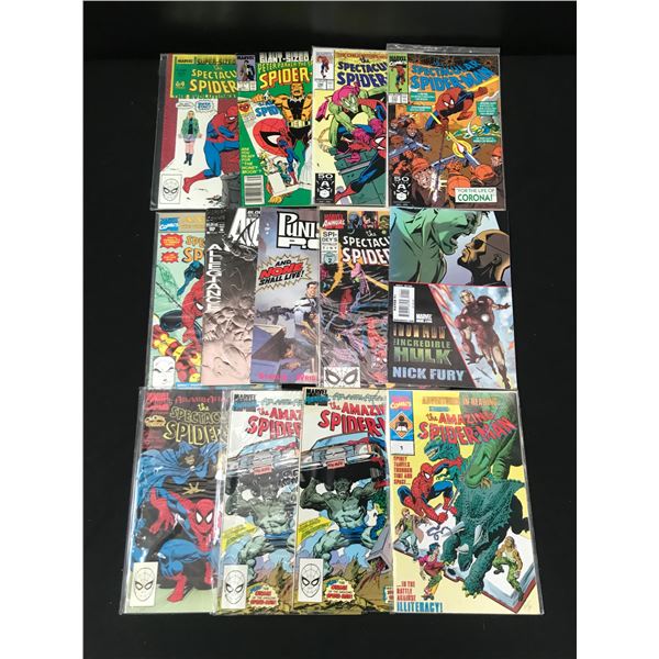 LOT OF 12 SPIDERMAN COMICS (MARVEL COMICS)