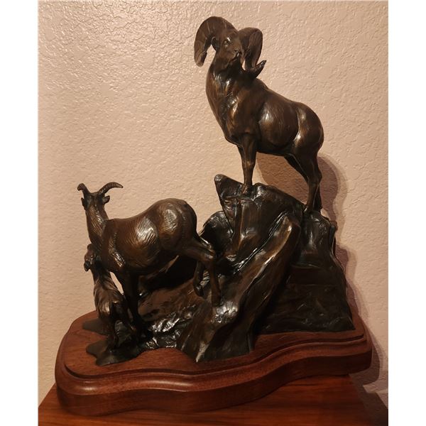 ROCKY MOUNTAIN SHEEP BRONZE by DAN OSTERMILLER