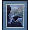 Image 1 : Bald Eagle w/ Chicks (as in birds) 21" X 25" framed print 251/500 by Richard Sloan