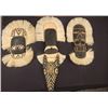 Image 1 : Carved Wood Masks, NDEBELE Idols set of 4