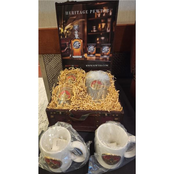 Heritage Pewter Glasses and Mugs