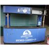 Image 1 : Golden Road Brewing Concession Kiosk Cart on Wheels 115" x 36" x 95"H