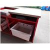 Image 10 : Concession Kiosk Cart on Wheels w/ 2 Beverage Tubs 90" x 25" x 44"H