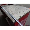 Image 13 : Concession Kiosk Cart on Wheels w/ 2 Beverage Tubs 90" x 25" x 44"H