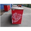Image 9 : Concession Kiosk Cart on Wheels w/ 2 Beverage Tubs 90" x 25" x 44"H