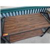 Image 2 : Metal 2-Tier Utility Cart on Wheels w/ Laminate Shelves 48" x 24" x 38"H