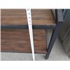 Image 8 : Metal 2-Tier Utility Cart on Wheels w/ Laminate Shelves 48" x 24" x 38"H