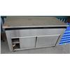 Image 1 : Vollrath Mobile Serving Equipment Work Table w/ Enclosed Undershelves 60" x 28" x 34"H