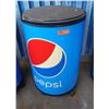 Image 1 : Pepsi Rolling Ice Barrel Beverage Cooler 22"Dia, 36"H