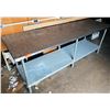 Image 1 : Metal Work Table w/ Undershelf 96" x 30" x 34"H