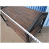 Image 7 : Metal 2-Tier Utility Cart on Wheels w/ Laminate Shelves 48" x 24" x 32"H