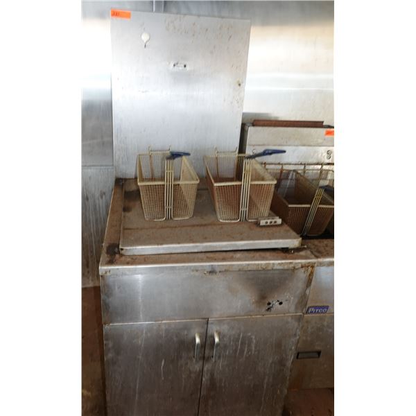 Commercial 2-Basket Deep Fryer