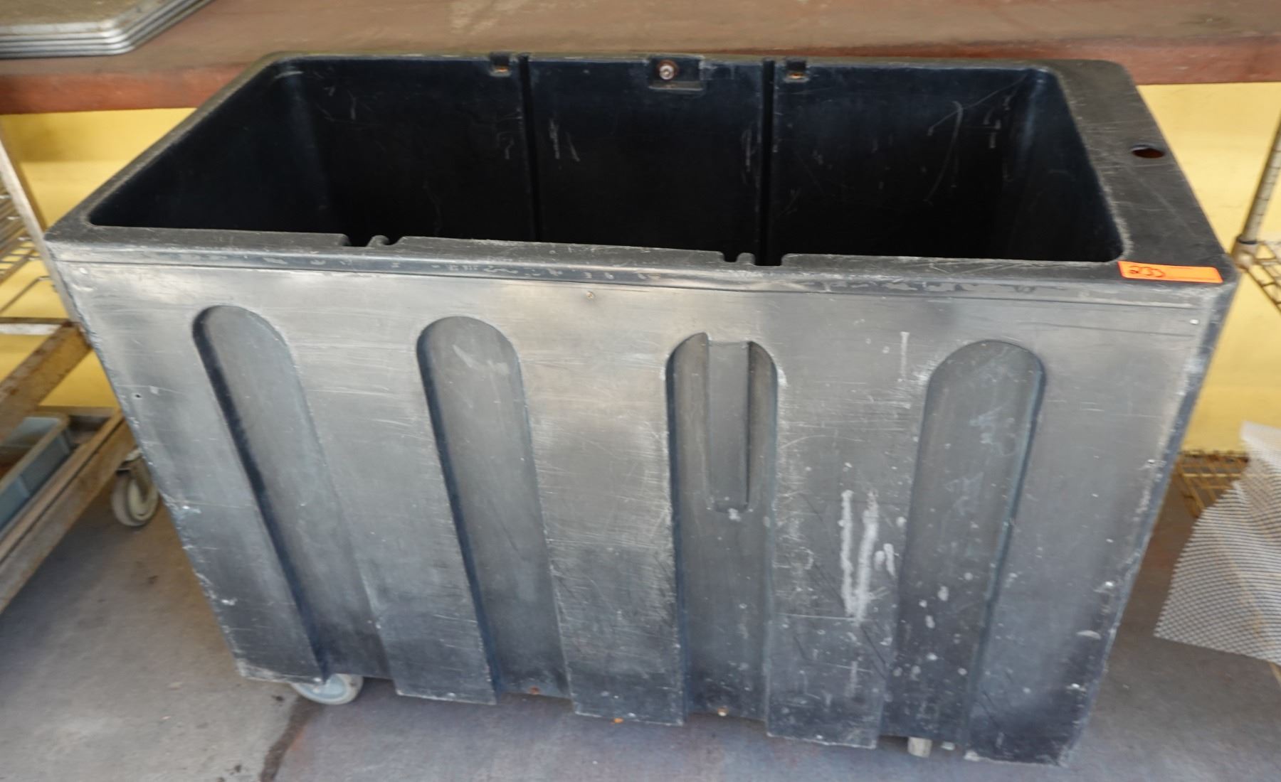 Rotocast Box Iowa Rotocast Large Black Plastic Beverage Cooler 50