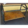 Image 1 : Metal Utility Cart Frame w/ Undershelf 48" x 24" x 33"H