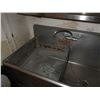 Image 2 : Metal 2-Basin Sink w/ Drainboard & Faucet 90" x 28" x 37"H