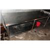 Image 7 : Metal Work Table w/ Undershelf & Mounted Can Opener 96" x 36" x 35"H