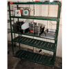 Image 1 : Green Metal Shelving Unit 48" x 14" x 64"H (contents not included)