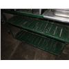 Image 2 : Green Metal Shelving Unit 48" x 14" x 64"H (contents not included)