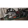 Image 1 : Multiple Metal Food Containers w/ Some Lids, Bowls, Utensils, etc