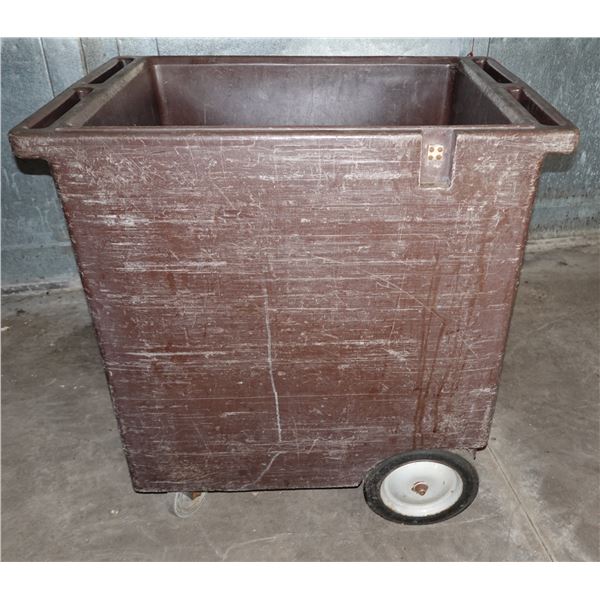 Insulated Ice Caddy on Wheels 32" x 22" x 36"H
