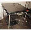 Image 1 : Metal Work Table w/ Undershelf 30" x 30" x 35"H