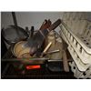Image 2 : Multiple Plastic Baskets, Pam Spray, Utensils, Condiment Bottles, etc