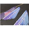 Image 4 : Qty 4 Bud Light & Coors Promotional Flags on Poles