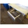 Image 3 : Metal Work Table w/ Backsplash, Drawer & Undershelf 48" x 24" x 30"H