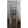 Image 1 : Metal Sheet Pan Cooling Rack 19" x 26" x 69" w/ Some Pans