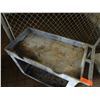 Image 2 : Rubbermaid Blue Utility Cart w/ Undershelf & Handle 34" x 17" x 33"H
