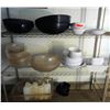 Image 1 : Contents of Shelf: Multiple Bowls, Plates, Serving Dishes, Condiment Bottles, etc (shelf not include