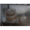 Image 8 : Contents of Shelf: Multiple Bowls, Plates, Serving Dishes, Condiment Bottles, etc (shelf not include