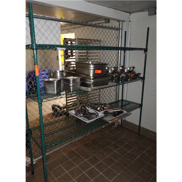 Metro Green Adjustable Metal Shelving Unit 72" x 18" x 74"H (contents not included)