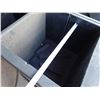 Image 8 : Qty 2 Large Black Plastic 2-Section Beverage Coolers 47" x 24" x 31"H