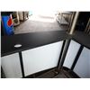 Image 16 : IRP Bud Light Concession Kiosk Cart on Wheels 115" x 33" x 88"H w/ Black 2-Section Beverage Cooler
