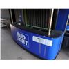 Image 2 : IRP Bud Light Concession Kiosk Cart on Wheels 115" x 33" x 88"H w/ Black 2-Section Beverage Cooler