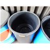 Image 4 : Qty 2 Pepsi & 1 Black Rolling Ice Barrel Beverage Coolers 22"Dia, 36"H