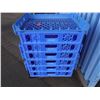 Image 3 : Qty 6 Love's Bakery Blue Plastic Stacking Bread Trays 22" x 25"