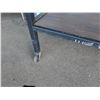 Image 8 : Metal 2-Tier Utility Cart on Wheels w/ Laminate Shelves 48" x 24" x 32"H