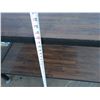 Image 8 : Metal 2-Tier Utility Cart on Wheels w/ Laminate Shelves 48" x 24" x 32"H