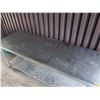 Image 2 : Metal Work Table on Wheels w/  Undershelf 77" x 30" x 34"H