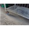 Image 8 : Metal Work Table on Wheels w/  Undershelf 77" x 30" x 34"H