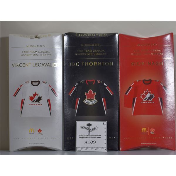 2006 Mcdonalds Team Canada Mini Jerseys Lot
