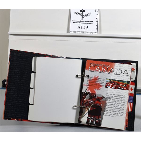 1998 Olympic Hockey Heroes Binder Lot