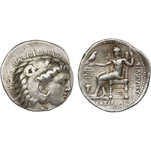 SELEUKID KINGDOM: Seleukos I Nikator, as satrap, 321-315 BC, AR tetradrachm (16.94g), Babylon II Min