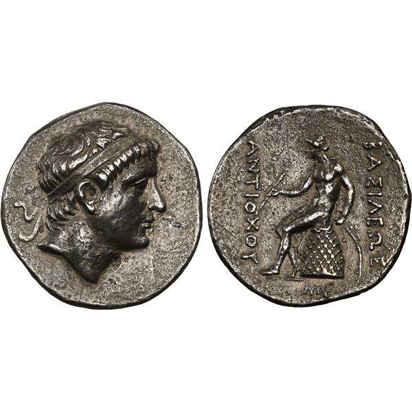 SELEUKID KINGDOM: Antiochos Hierax, ca. 242-227 BC, AR tetradrachm (16.21g), Parion, NGC Choice XF