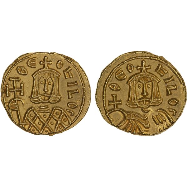 BYZANTINE EMPIRE: Theophilus, 829-842, AV solidus (3.88g), Syracuse, Choice AU