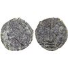 Image 1 : ARAB-BYZANTINE: Standing Caliph, ca. 692-697, AE fals (3.31g), Sinjar, VF