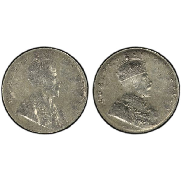 BRITISH INDIA: George V, 1910-1936, AR rupee, ND (1912-36), PCGS XF details